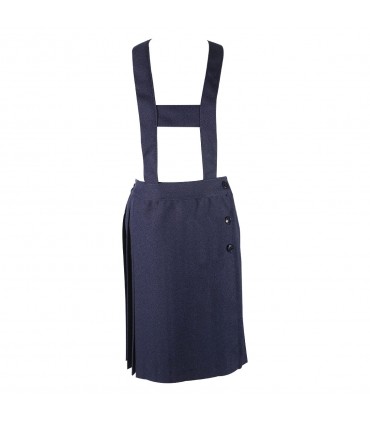 Falda Colegial Gris Poliéster