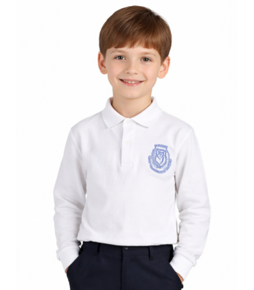 Reserva Polo Bordado Manga Larga Emperador Carlos V