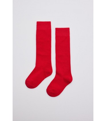 Reserva Calcetines hasta la rodilla rojos (dos pares)
