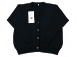 Chaqueta de Punto Azul Marino Lana
