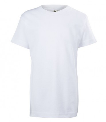 Camiseta Algodón Manga Corta Blanca